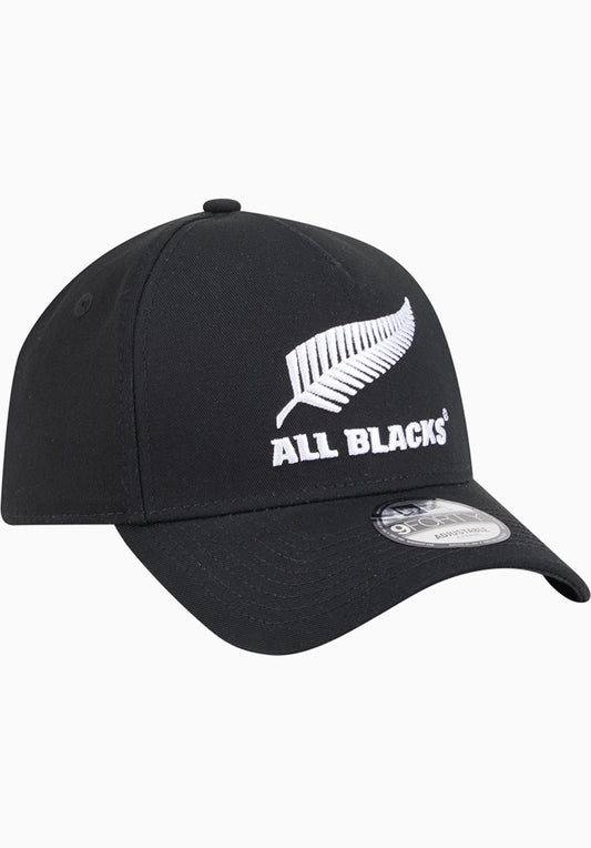 NEW ERA ALL BLACKS 9FORTY A-FRAME CAP (BLACK/WHITE)