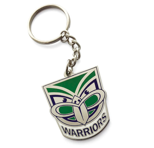 WARRIORS NRL LOGO KEYRING