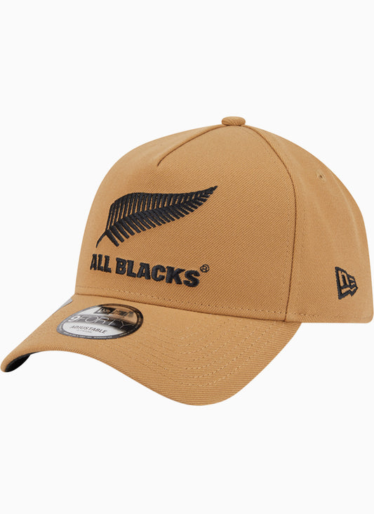 NEW ERA ALL BLACKS 9FORTY A-FRAME CAP (WHEAT/BLACK)