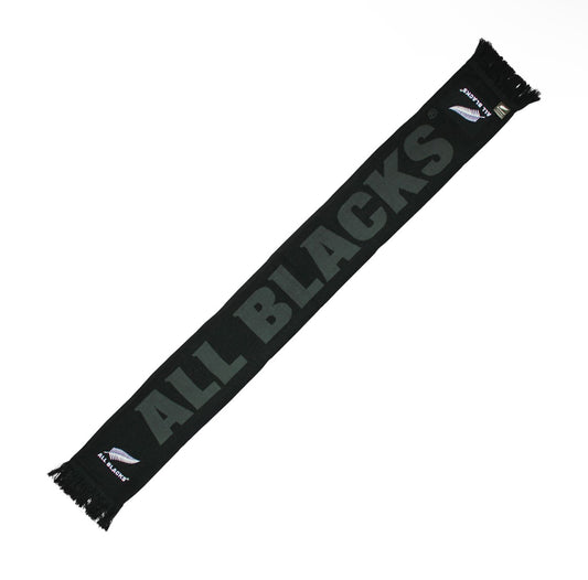 ALL BLACKS BLACK ON BLACK SCARF