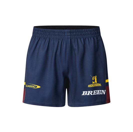 HIGHLANDERS SUPER RUGBY MATCH SHORTS 2025