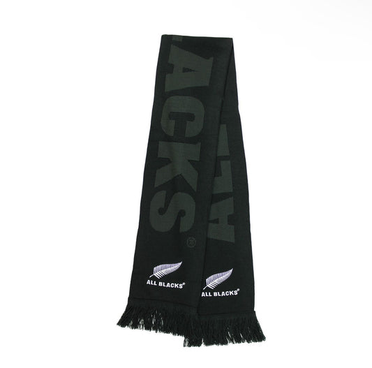 ALL BLACKS BLACK ON BLACK SCARF