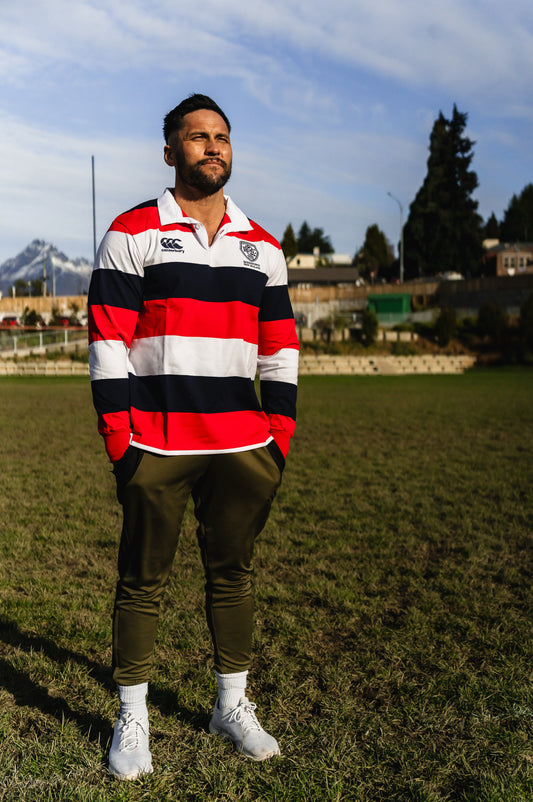 CANTERBURY VINTAGE L/S QUEENSTOWN RUGBY CLUB JERSEY