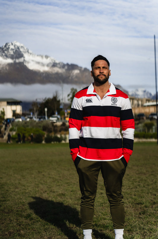 CANTERBURY VINTAGE L/S QUEENSTOWN RUGBY CLUB JERSEY