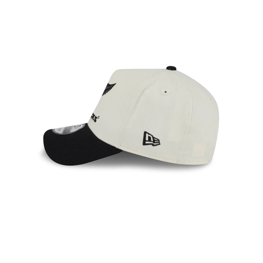 NEW ERA ALL BLACKS 9FORTY A-FRAME CHROME TWO-TONE