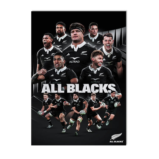 Official All Blacks 2025 Poster - A2 (Rolled up)