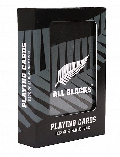 ALL BLACKS PLAYING CARDS WITH PLAYERS IMAGERY