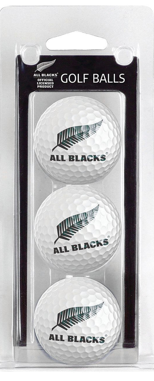 ALL BLACKS GOLF BALLS WHITE