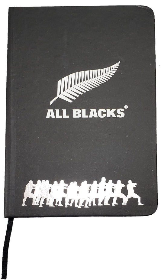 ALL BLACKS LOGO AND FOIL HAKA A6 NOTEPAD
