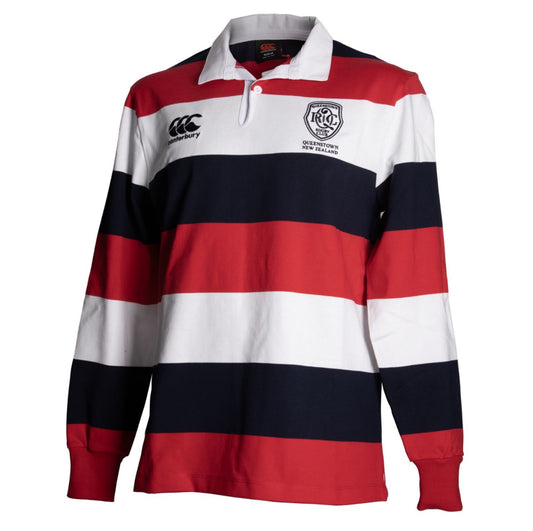 CANTERBURY VINTAGE L/S QUEENSTOWN RUGBY CLUB JERSEY