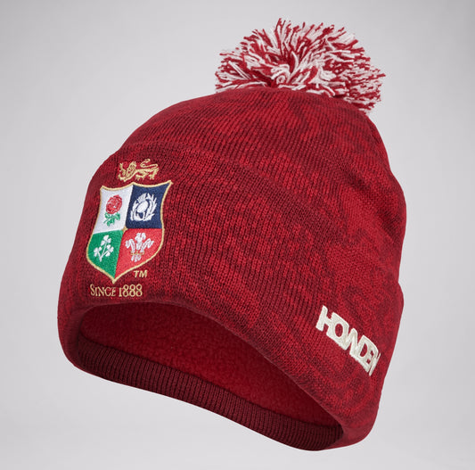 BRITISH & IRISH LIONS 2025 FLEECE LINED BOBBLE HAT