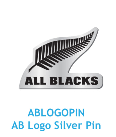 ALL BLACKSLOGO PIN SILVER