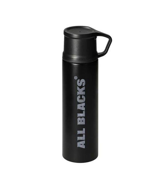 ALL BLACKS SILVER & BLACK THERMOS