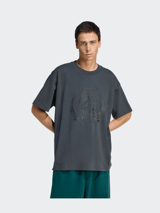 ALL BLACKS GRAPHIC TEE CARBON