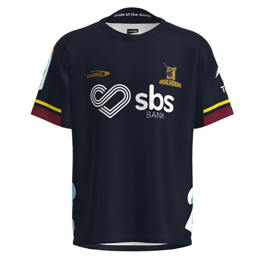 HIGHLANDERS SUPER RUGBY HOME JERSEY 2024 YOUTH