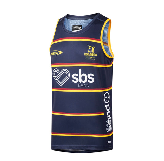 HIGHLANDERS SUPER RUGBY TRAINING SINGLET 2026