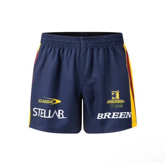 HIGHLANDERS SUPER RUGBY MATCH SHORTS 2026