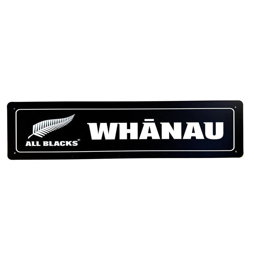 ALL BLACKS WHANAU METAL HANGING SIGN – Rugby Planet