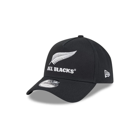 NEW ERA ALL BLACKS 9FORTY A-FRAME METALLIC SILVER SNAPBACK