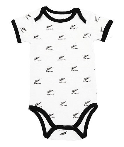 ALL BLACKS LOGO BODYSUIT (WHITE)