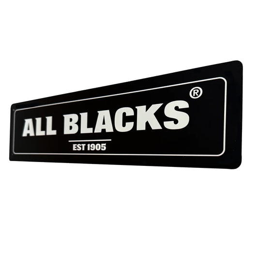 ALL BLACKS METAL HANGING SIGN - ALL BLACKS EST 1905