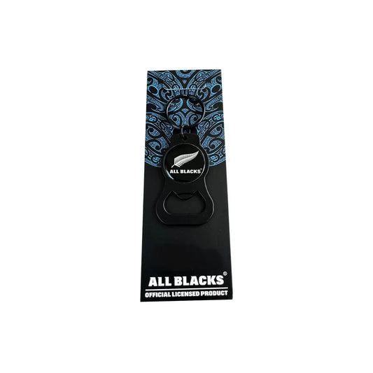 All Blacks Bottle Opener Keyring - Black
