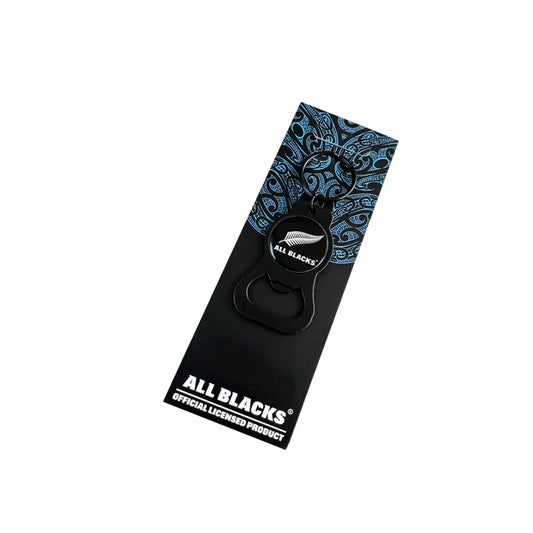 All Blacks Bottle Opener Keyring - Black